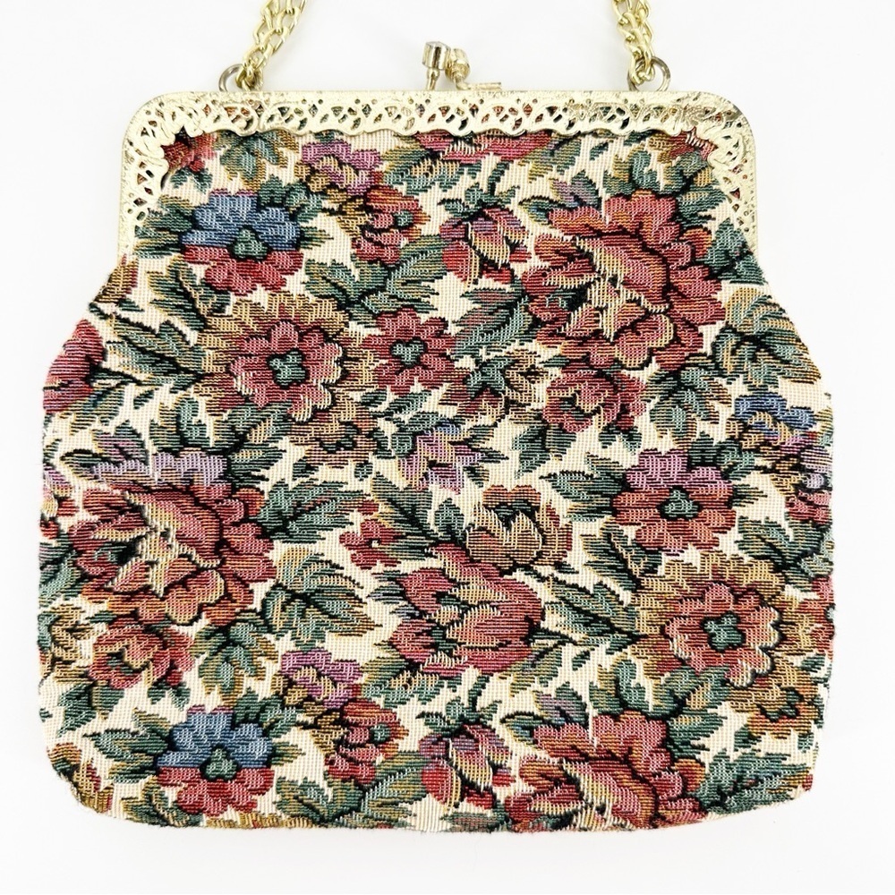 Vintage Tapestry Metallic La Regale Bag - Picture 4 of 9